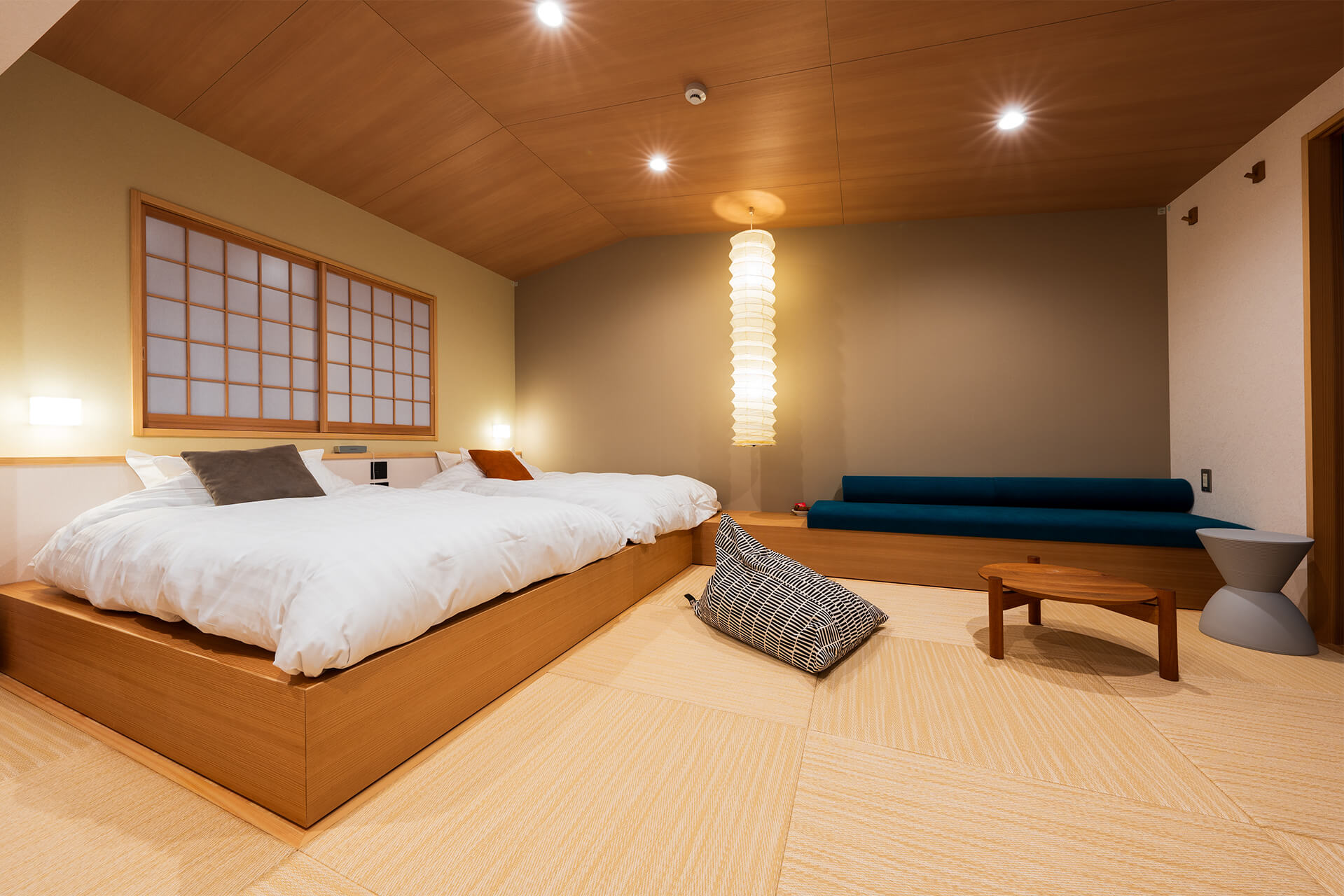 寧 -NEI- 広めのテラスのある和空間の露天風呂付客室